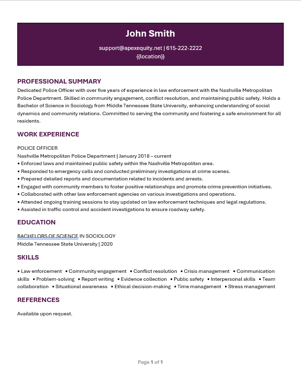 Creative Modern Template