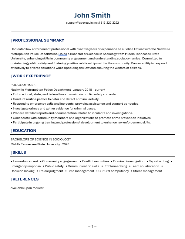 Modern Professional Template